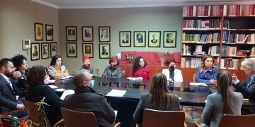 Takim i Ministrit të Shtetit për Diasporën Z. Pandeli Majko me stafin e QSPA-së