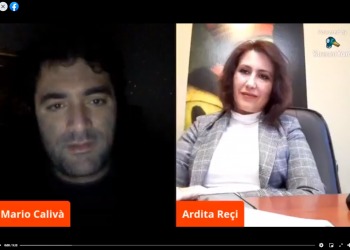 Bisedë mes gazetarit dhe dramaturgut arbëresh, Mario Caliva dhe studiueses së QSPA-së, Ardita Reçi