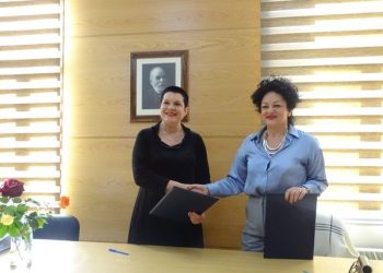 Marrëveshja e bashkëpunimit mes Qendrës së Studimeve dhe Publikimeve për Arbëreshët (QSPA) dhe Fakultetit të Gjuhëve të Huaja, Universiteti i Tiranës.